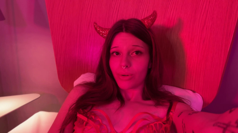 pastelle: Trans-mädchen teufel fickt dich zu ihrem eigenen vergnügen