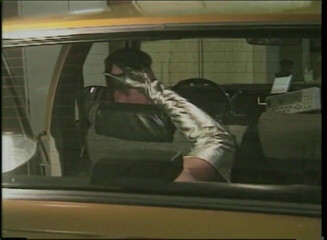 VOP Vintage: Horny brunette banged in the taxi car