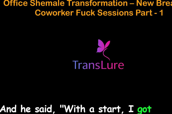TransLure: English Audio Sex Story - Office Shemale Transformation - New Breasts &amp; Coworker...