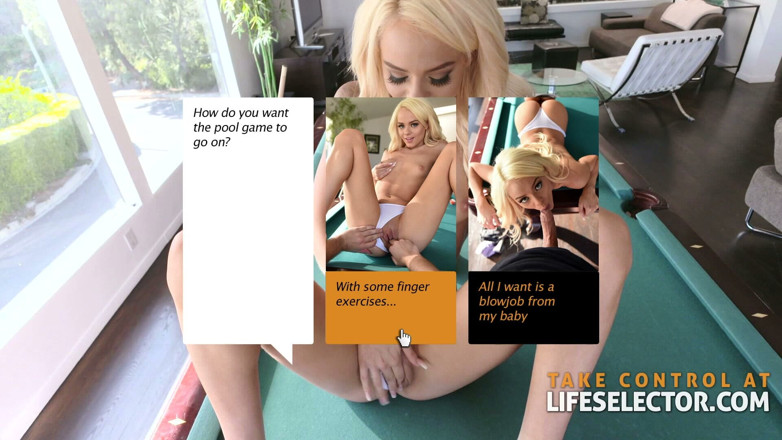 LifeSelector: Elsa Jean - hora de foder na piscina