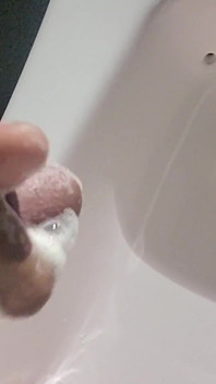 Horny Office Worker Sneaks Into Washroom to Masturbate After a Long Day