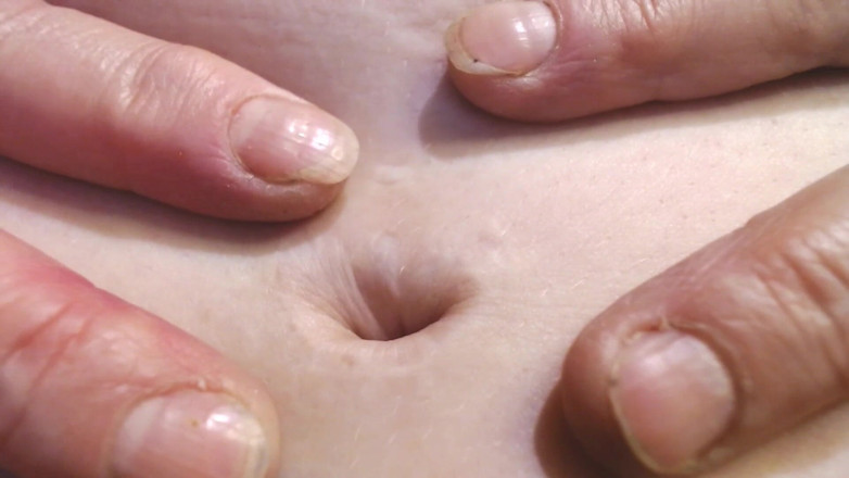 Abby Anna: Close up Deep Belly Button