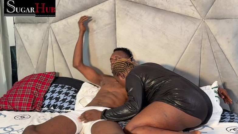 Sugarhug: Ebony Black Fuck My Big Hard Cock