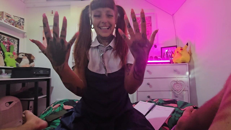 Yourfavecumslut: Bratty Slut Is Meant to Be Doing Her Homework