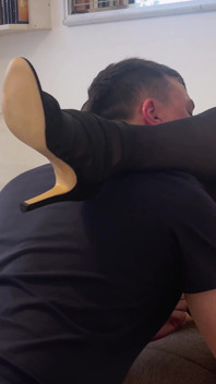 A Strict Teacher Administers an Exam Through BDSM Practice