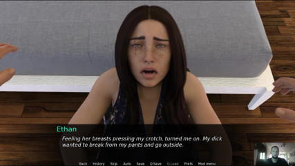 Sex game gamer: Strong cumshot on the face - Between salvation and abyss