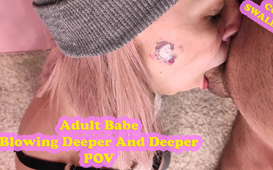 The Deep Passion: Dospělá holka kouří hlouběji a hlouběji POV