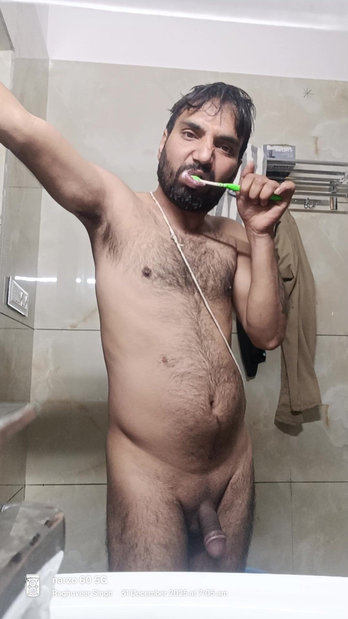 Rajasthani-old-lover: Indischer desi-mann genießt Dusche und masturbationsshow mit nachbars polizist, stiefvater,...