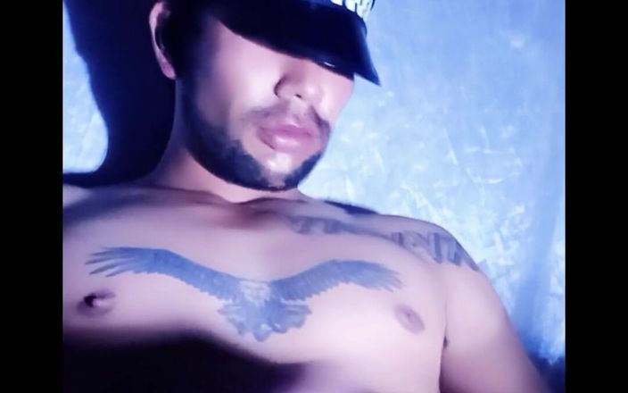 213san: Policeman Masturbates in His Room Until He Cums Completely