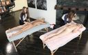 All Girl Massage: Грудастая мачеха Cherie DeVille берет падчерицу в спа для лесбийского секса вчетвером