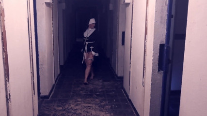 Kylie Britain Adventures: Nun Kylie is banged up