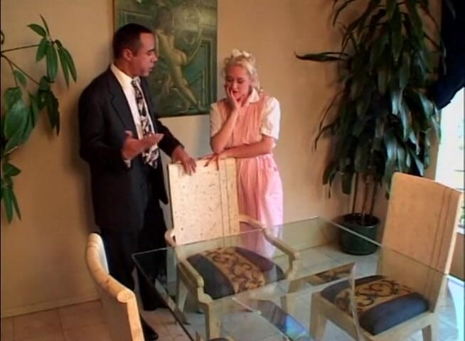 Freaks on Cocks: Busty blonde house maid gets her pussy drilled by hard...