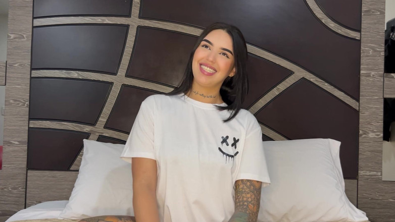 Fkn studio: Casting lina girard, schön, üppig
