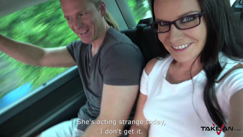 Melone Challenge: Wendy got drilled in a van and decorated with jizz