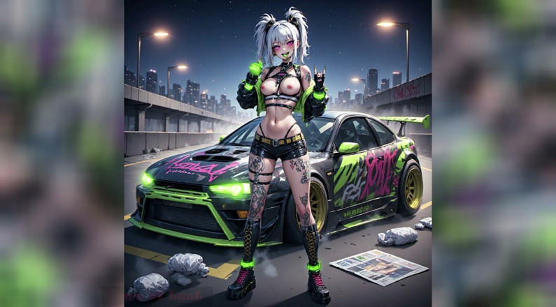 Game of Lust 3D: Gol mașini sexy anime și fete fierbinți