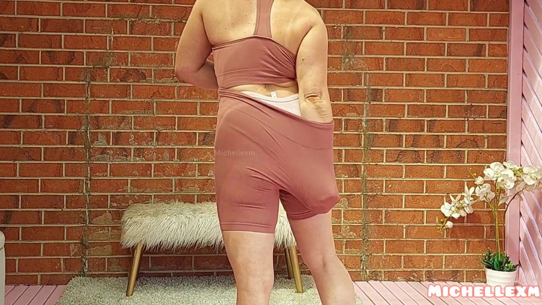 Michellexm: Big Panties Try on Haul with Wedgies Big Ass Natural...