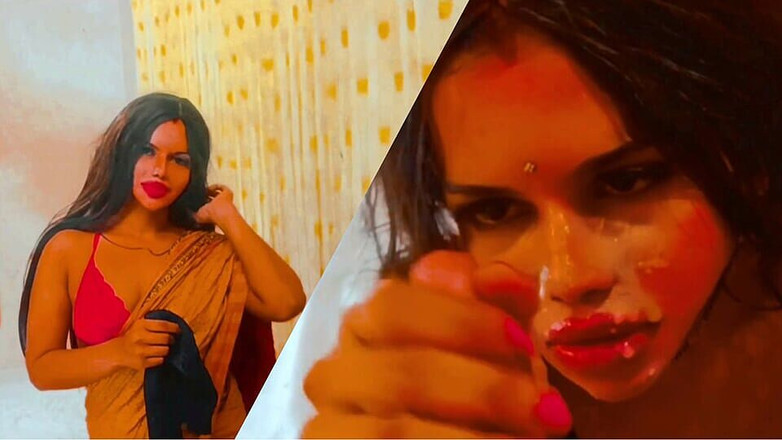 Priyanka_David: Indická bhabhi svedla Devara a tvrdě šukala