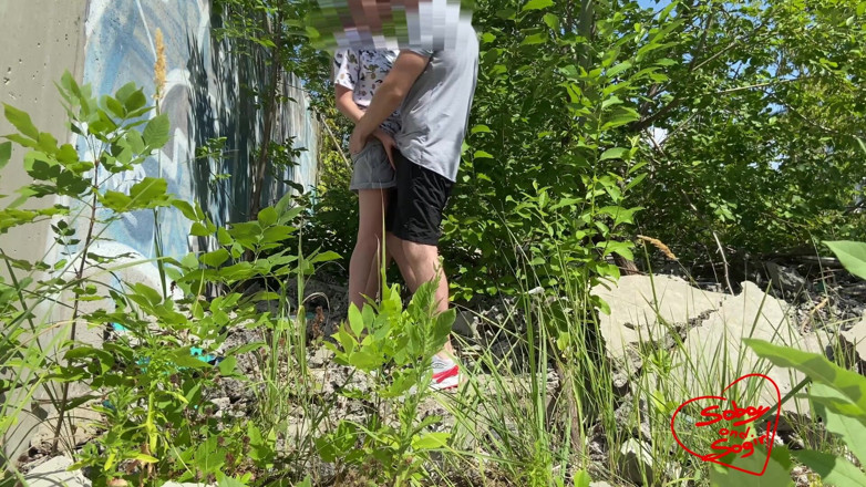 SOboyandSOgirl: Fucked a cute Ukrainian girl on the rubble creampie - So...