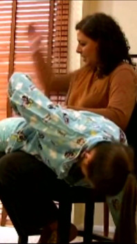 Joelle's Spanking at Bedtime