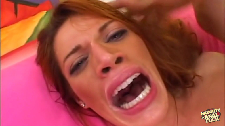 Naughty anal fuck: Long Legs, Big Fake Tits, and a Gaping Asshole Make...