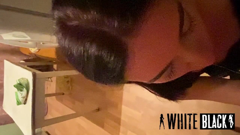WhiteBlack: 복종하는 딥쓰롯 친구 애널 마누라