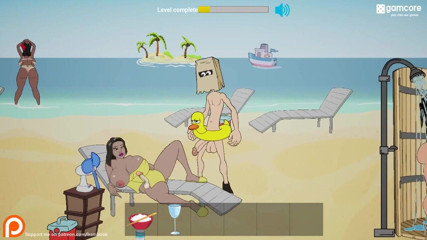 Dirty GamesXxX: Fuckerman: suami cuckold berkongkek dubur dan banyak sperma di pantai...