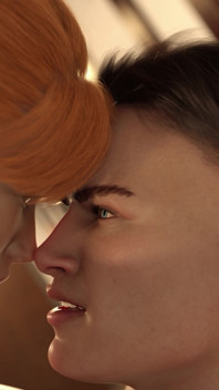Redhead Babe with a Perfect Body Rides a Big Cock and Gets Her Little Pussy Creampied - Taboo University(steam Game) - Part 10