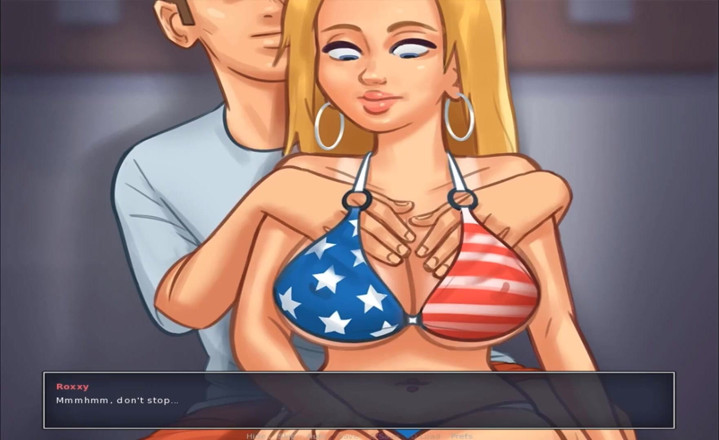 Hentai World: Kisah musim panas - pijat toket di pantai pacarku