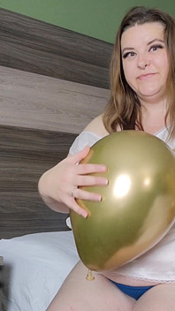 Balon oyunu pop ve sesler