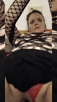 XXL panpapleg ke saath billi pri-streching