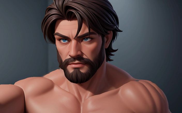 Erotic Man: Unreal Hunks Stiliga 3D Cgi Män