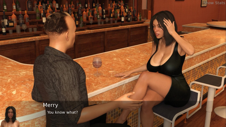 Porny Games: Project hot wife - Saindo para o pub (43)