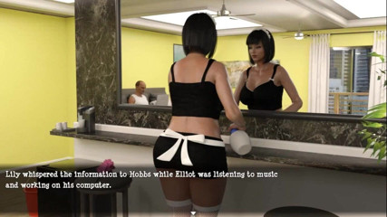 Dirty GamesXxX: Lily of the valley: housemaid with a butt plug in...