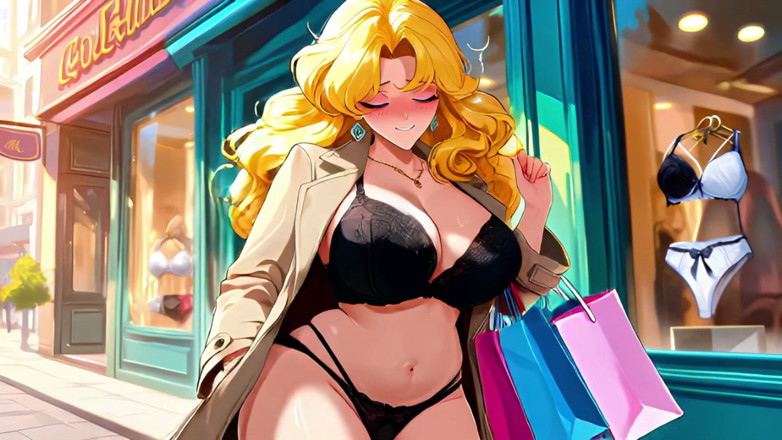 Private touch: Żonaty francuska blondynka, MILF, uwiedziony w przymierzalni - Ia Animation