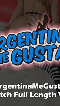 Perfect Jiggly Round Butt G-string Busty Latina with a Huge Mouth! What a Slut!