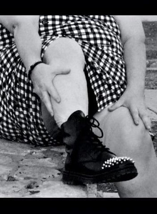 BBW nurse Vicki adventures with friends: Warthogs outfit Spike boot vs fun photos set into a...