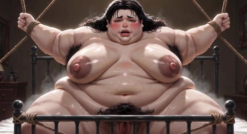 YOUR BEST FANTASY: สาวสวยตัวใหญ่อ้วนถูกมัดบนเตียง - เงี่ยนมากและต้องการน้ําแตกในหีเธอ