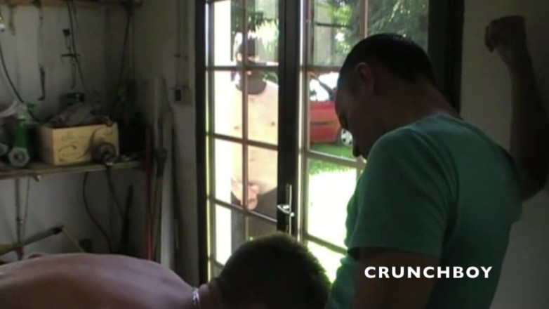 Crunch Boy: French twink fucked by police man