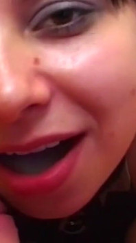 Brunette Babe Deepthroats Throbbing Cock Outdoors Before Hard Pounding