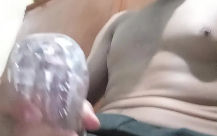 Krakix: Young Man Masturbating