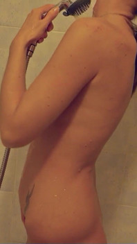 Even in a Tiny Bathroom She Gets Her Load