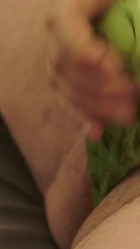 Green Satin Grinch Thong Play