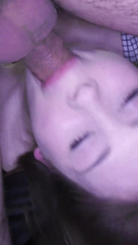 Asian Beauties Pleasing a Gang of Big Dicks