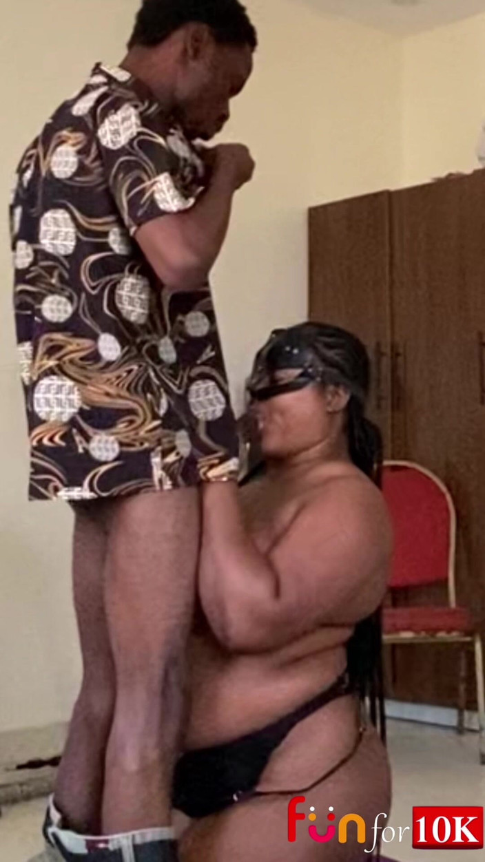 Funfor10k straight videos only: Мисс Мясистая заставляет худенького мужика кончить дважды