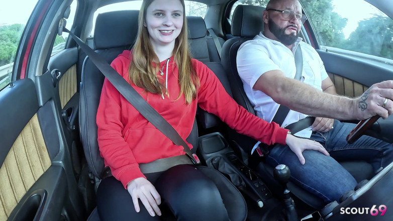 Scout69: German Real Redhead Ginger Teen 18 with Pale Skin Suprised Old...