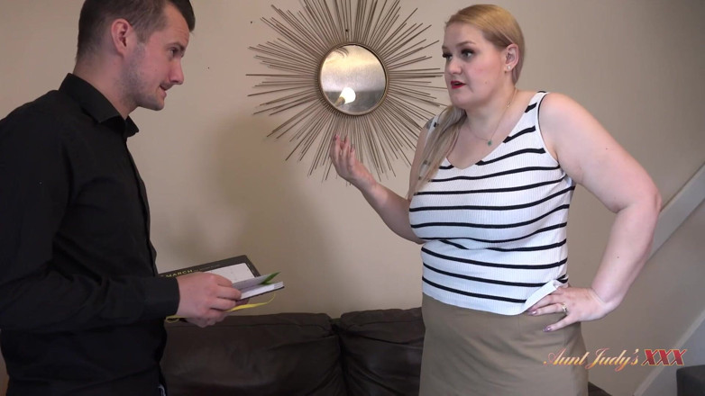 Aunt Judy's XXX: AuntJudysXXX - Becky, MILF BBW À Forte Poitrine, Se Tape Un Agent...