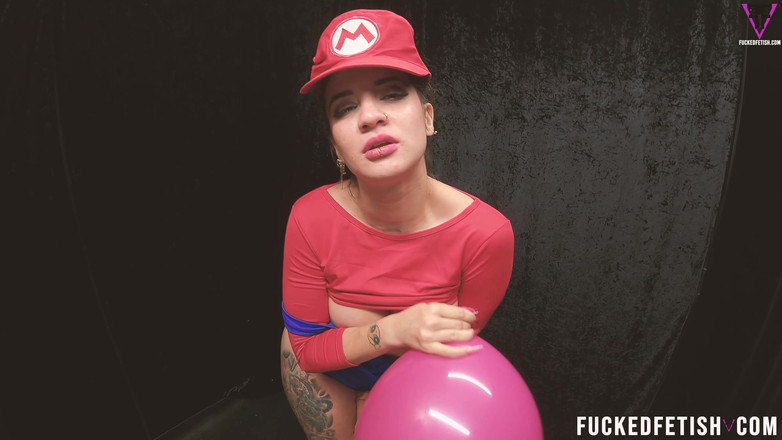 Fucked fetish: B2p Mario Bros Cosplay Red Balloons Pop Wysokie Obcasy