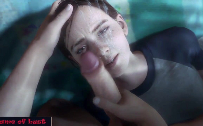 Game of Lust 3D: ゴルティーンのエリーのフェラチオとフェイシャル視点