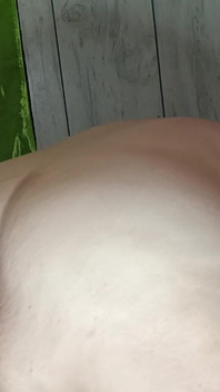 Fat Whore Soaking up the Cum on the Bed He Cums Again in Her Ass with Longest Dickhead
