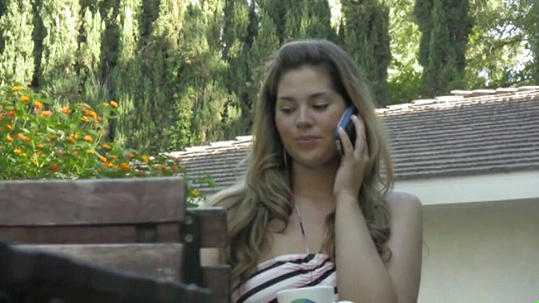 Horny Hairy Girls: Cute hairy girl drools and fucks